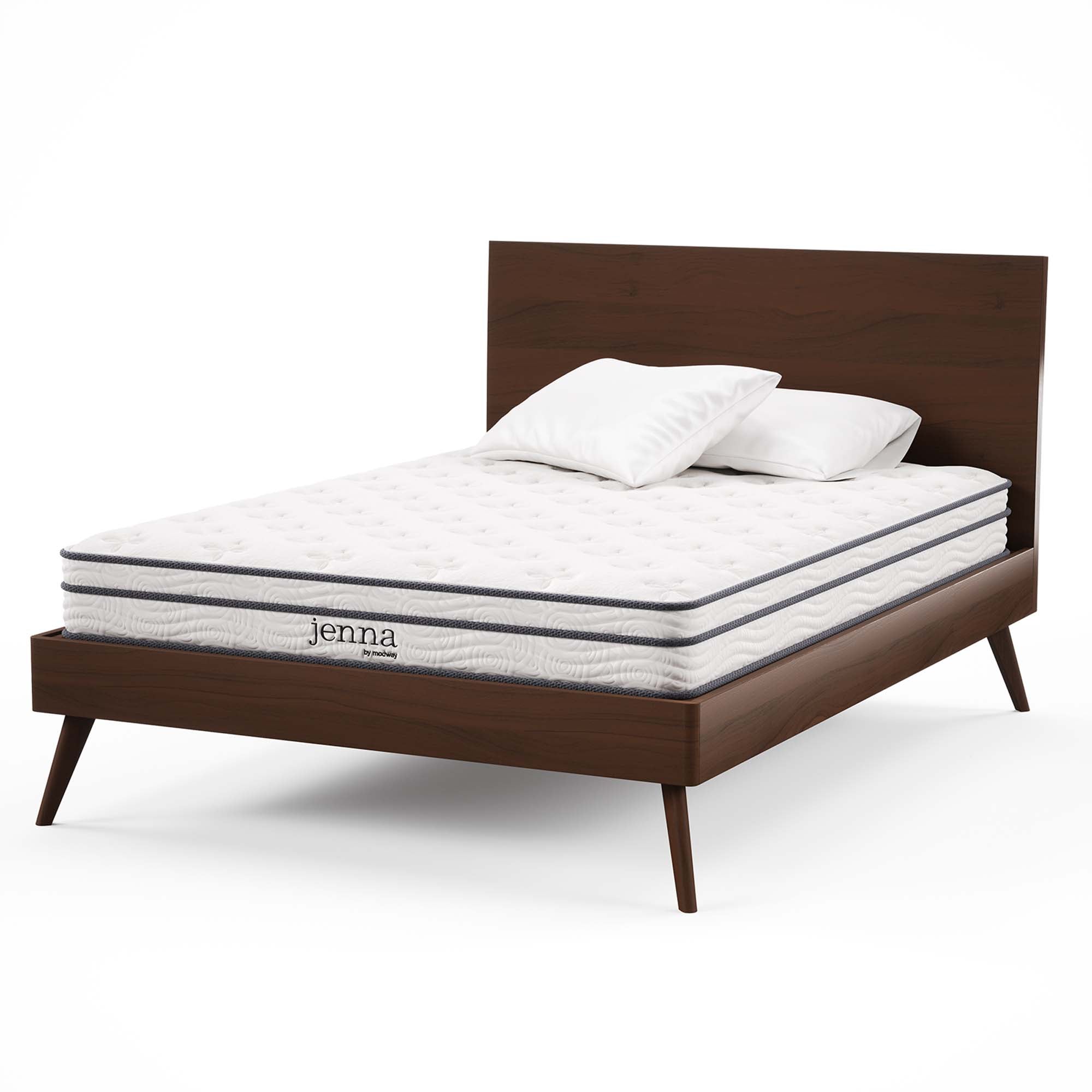 Jenna 6" Innerspring and Foam Full Mattress - White