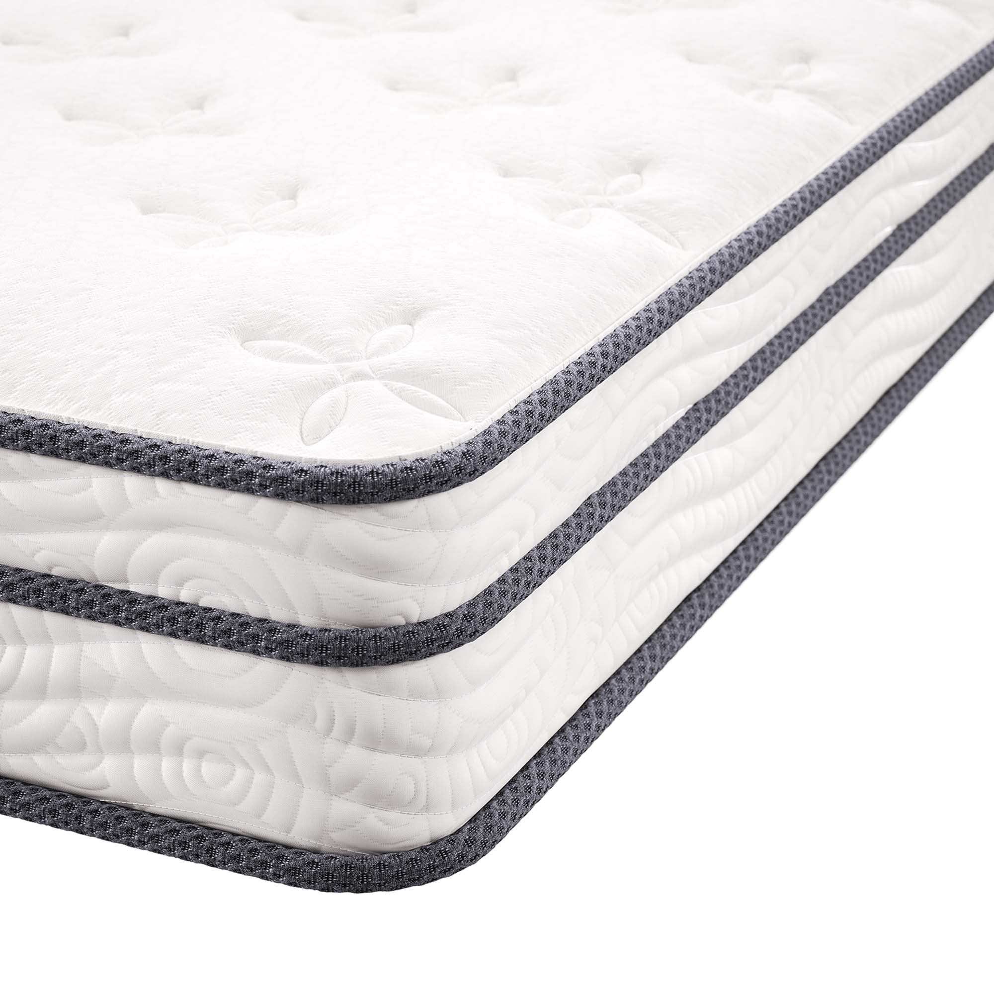 Jenna 6" Innerspring and Foam Full Mattress - White