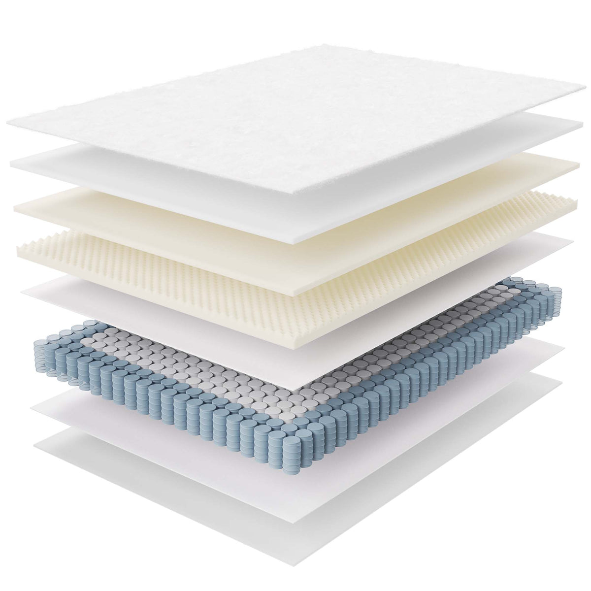 Jenna 6" Innerspring and Foam Full Mattress - White