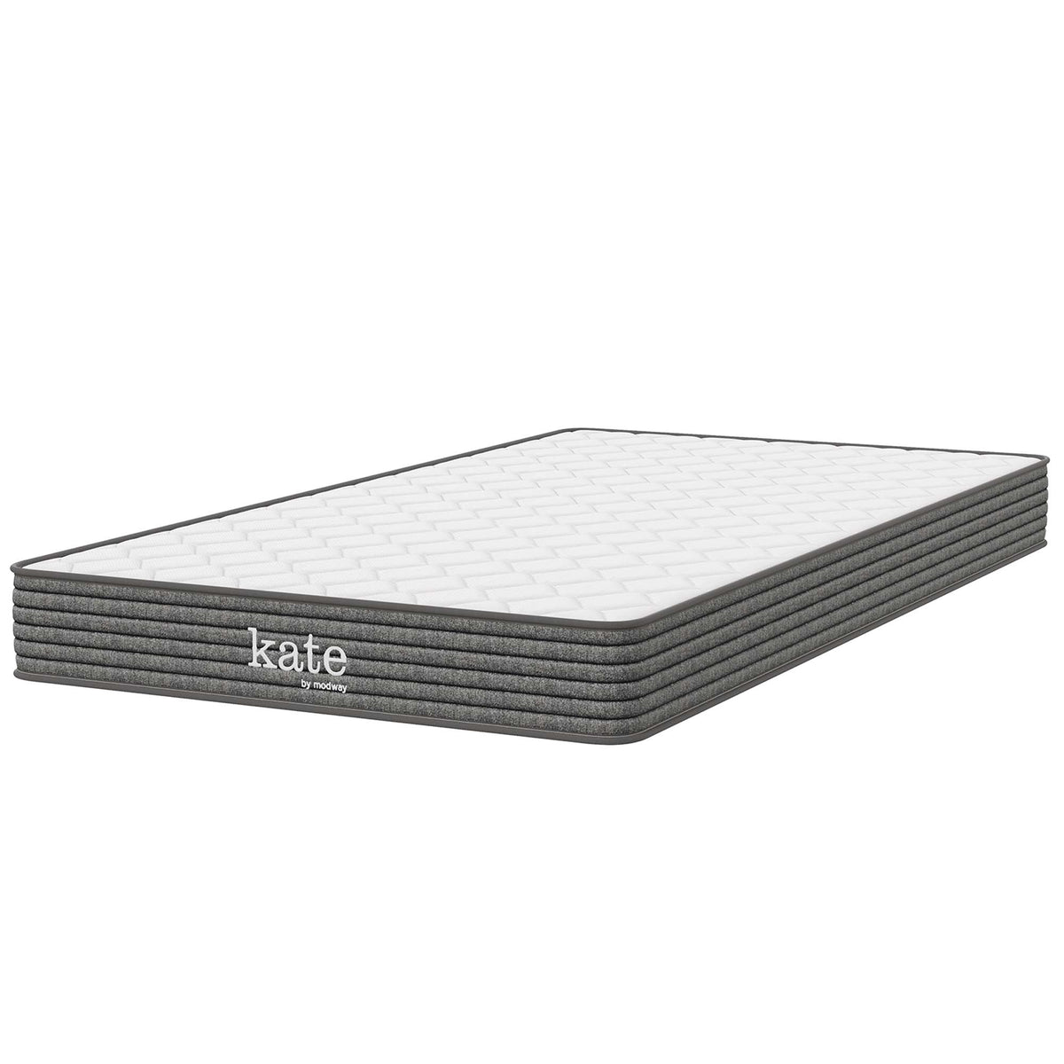 Kate 6" Narrow Twin Mattress - White
