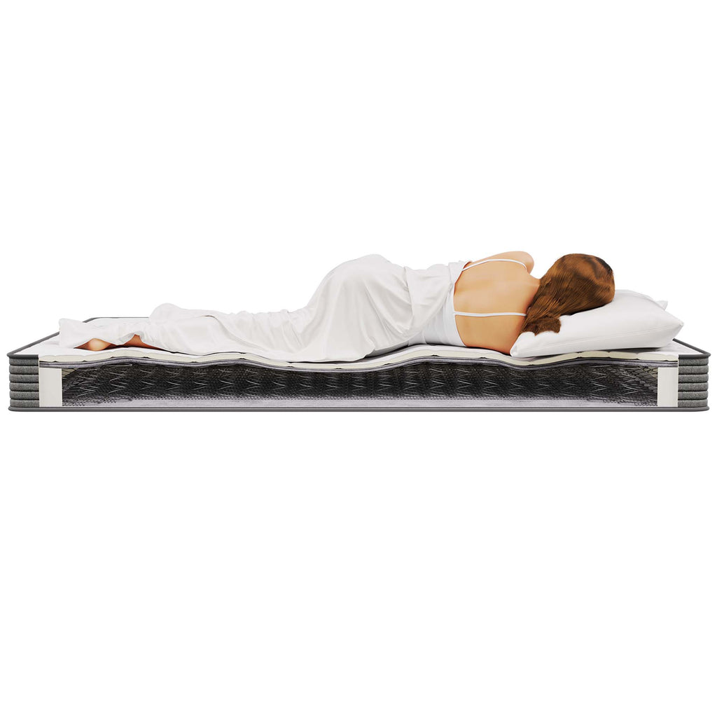 Kate 6" Narrow Twin Mattress - White