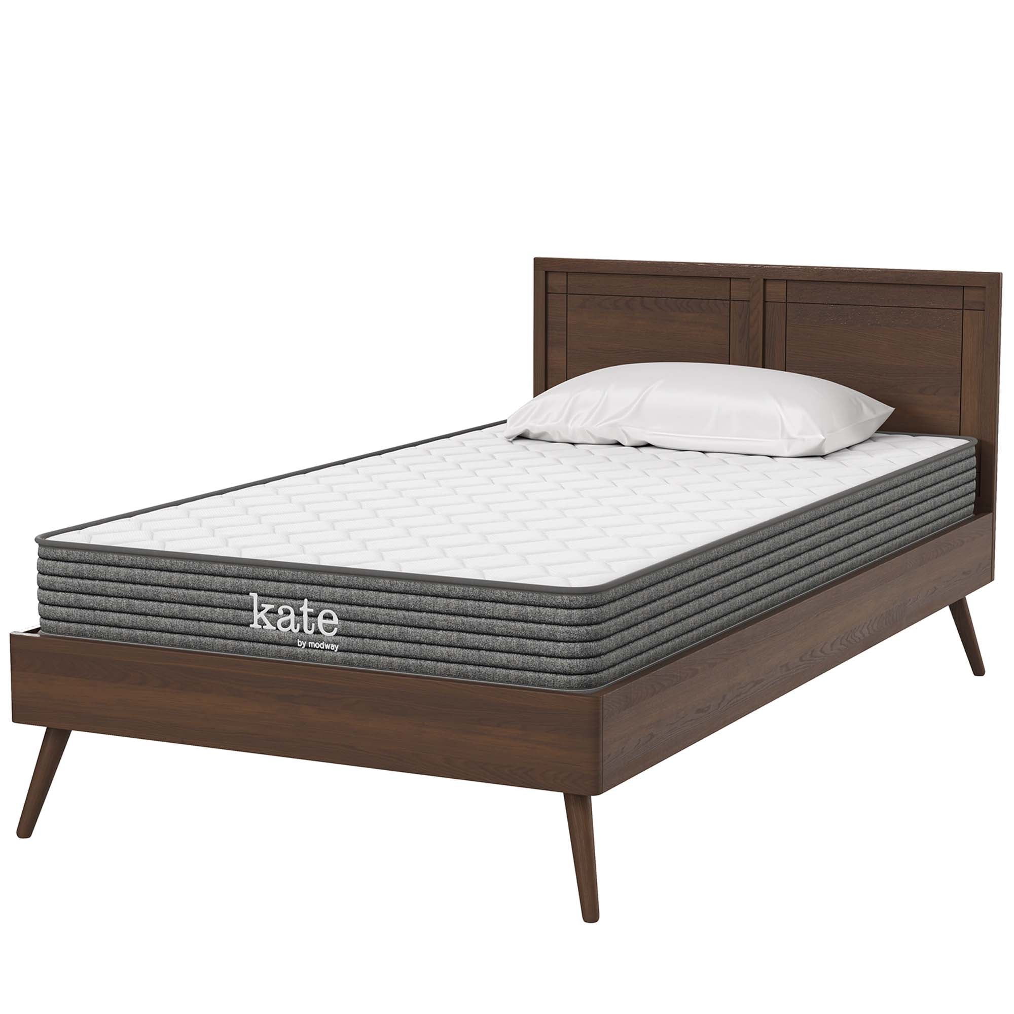 Kate 6" Narrow Twin Mattress - White