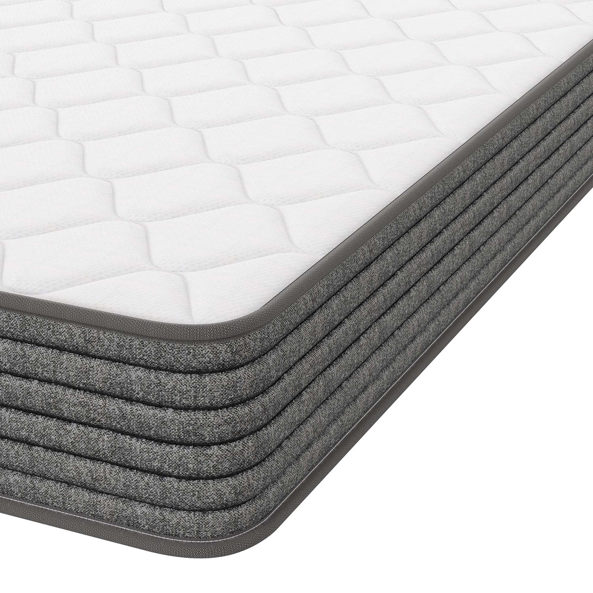 Kate 6" Narrow Twin Mattress - White
