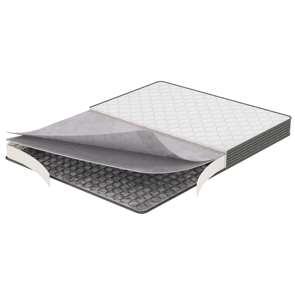 Kate 6" Narrow Twin Mattress - White