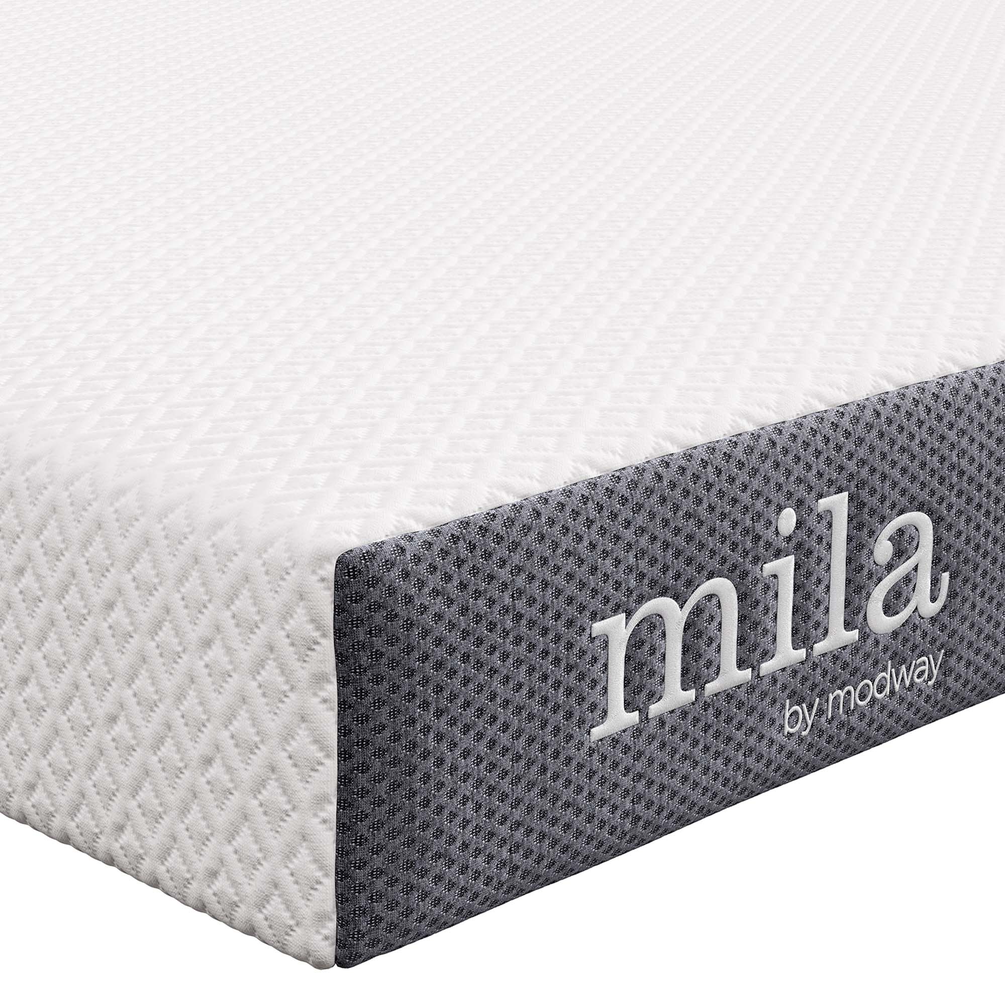 Mila 5" Narrow Twin Mattress - White