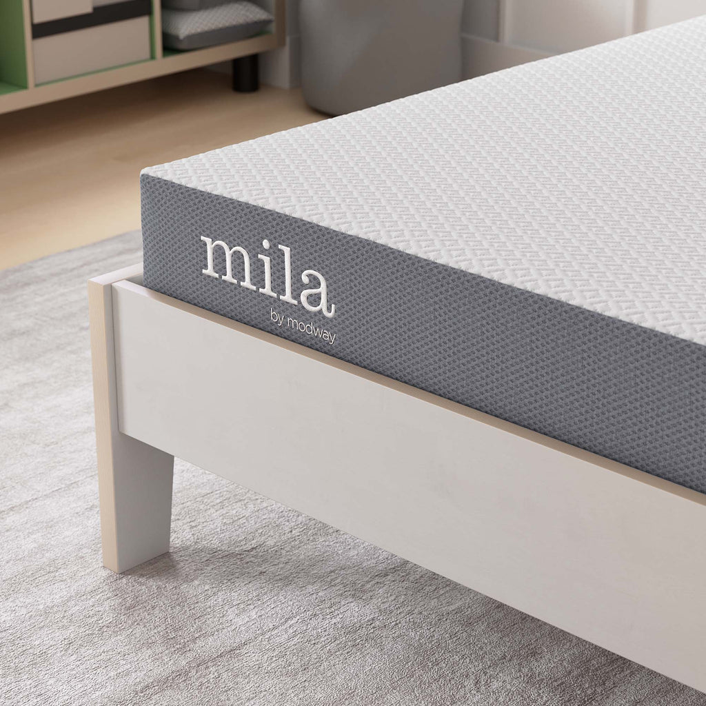 Mila 5" Twin Mattress - White