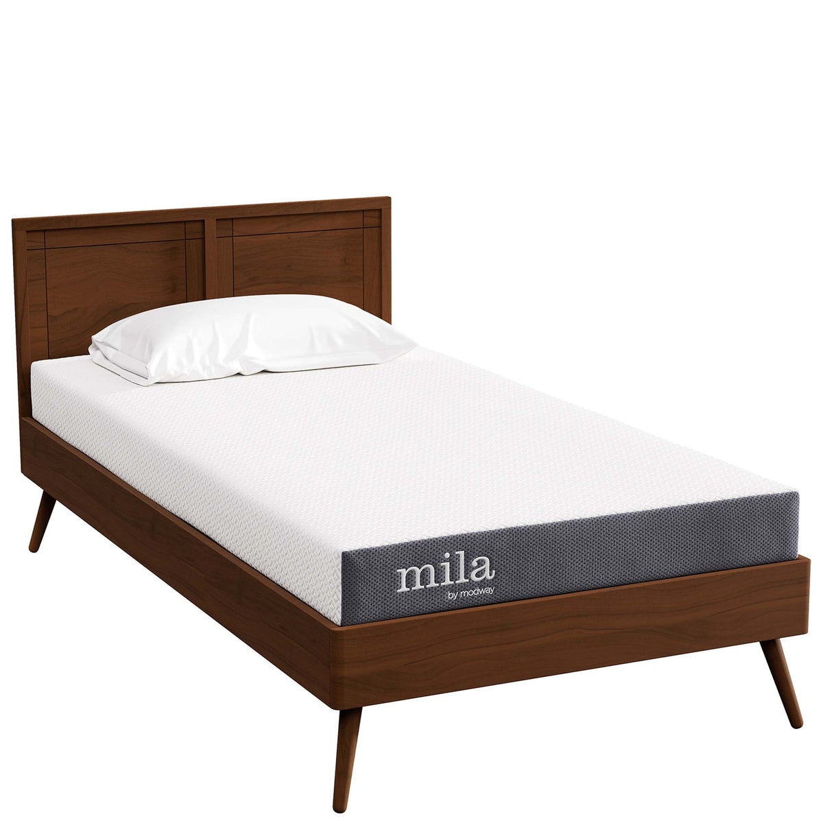Mila 5" Twin Mattress - White