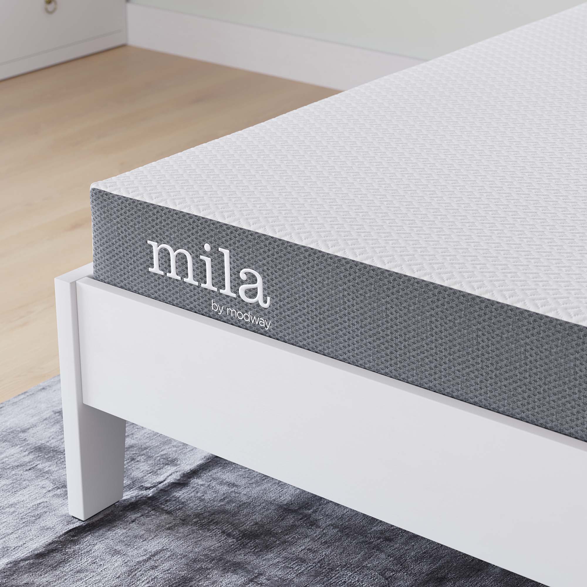 Mila 5" Full Mattress - White