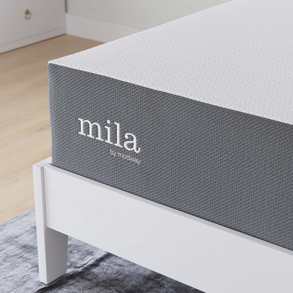 Mila 12" Full Mattress - White