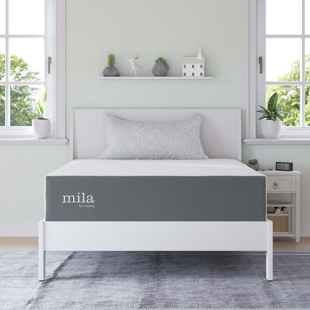 Mila 12" Full Mattress - White