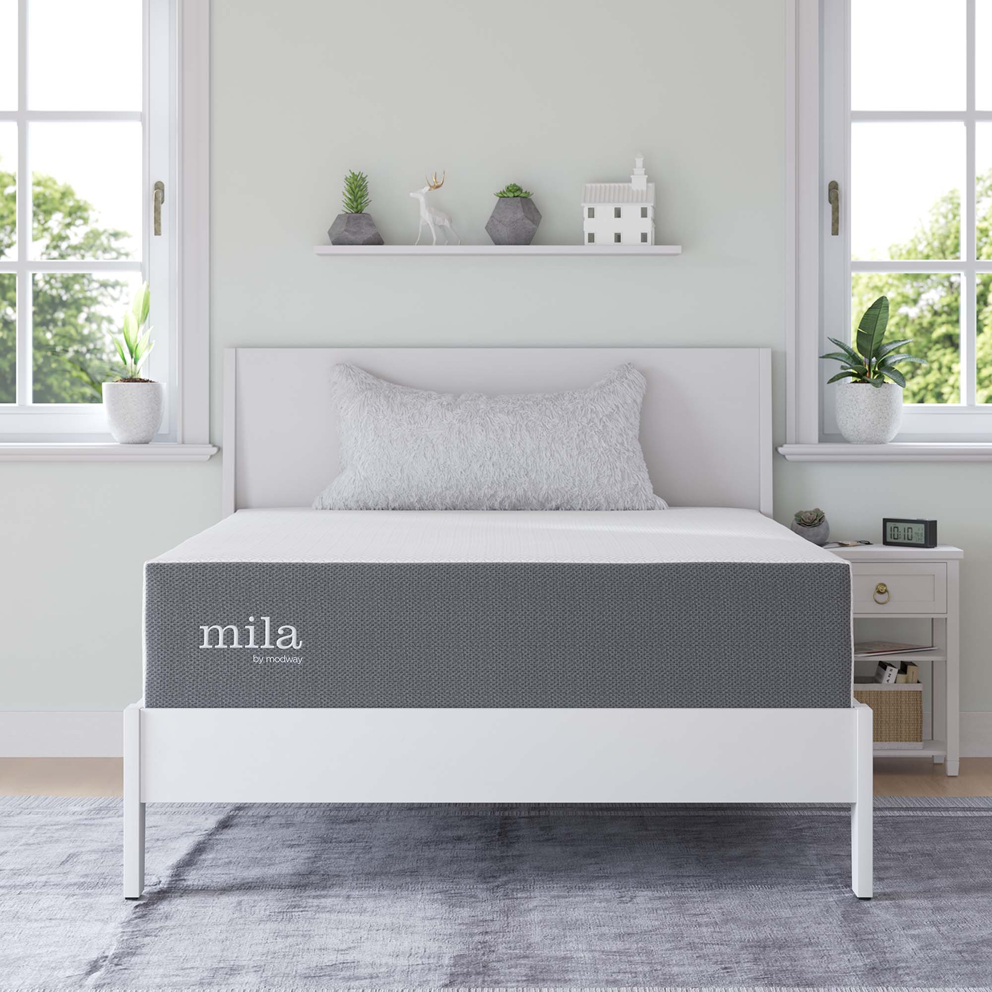 Mila 12" Full Mattress - White