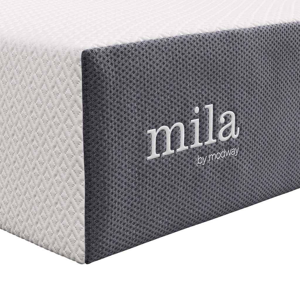 Mila 12" Full Mattress - White