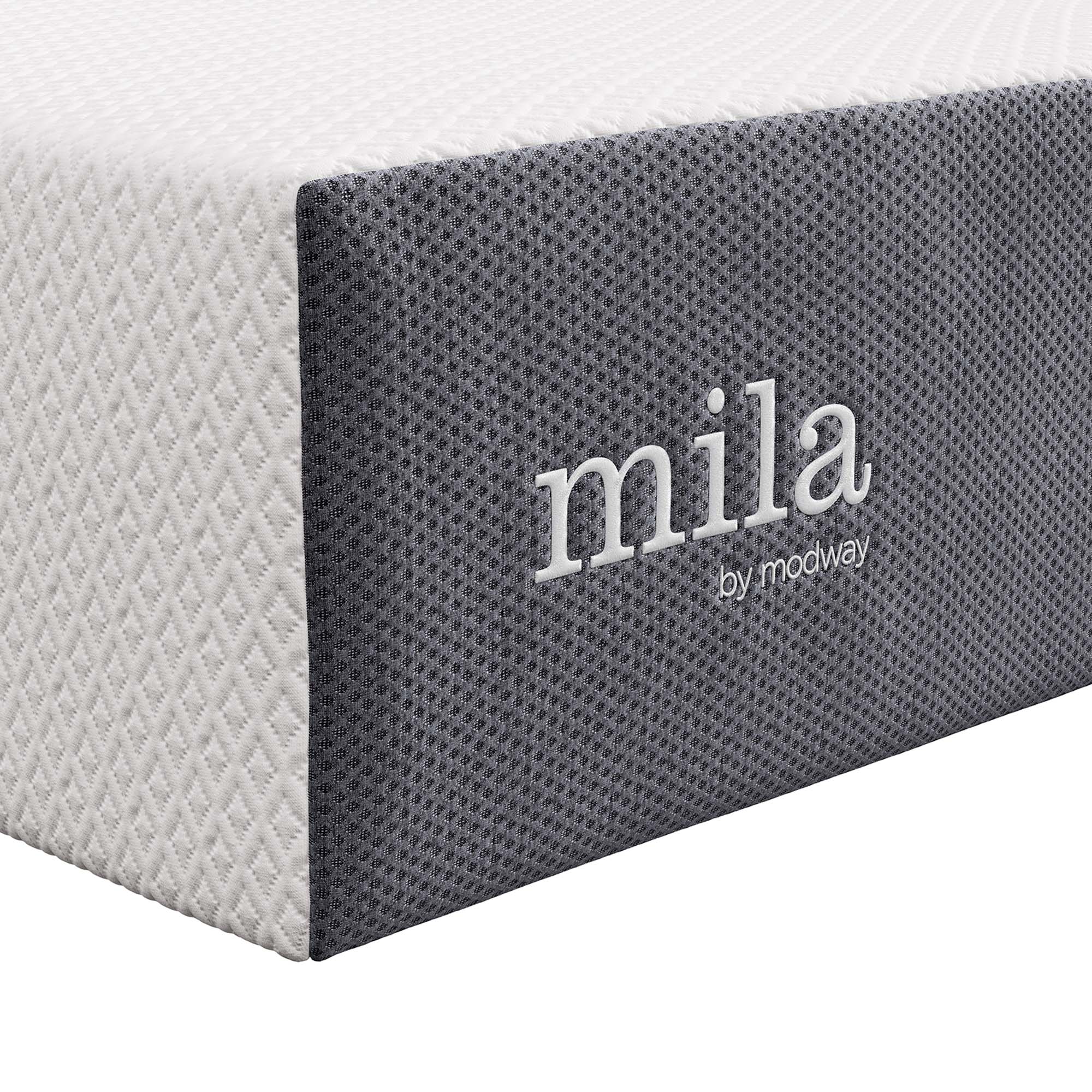 Mila 12" Full Mattress - White