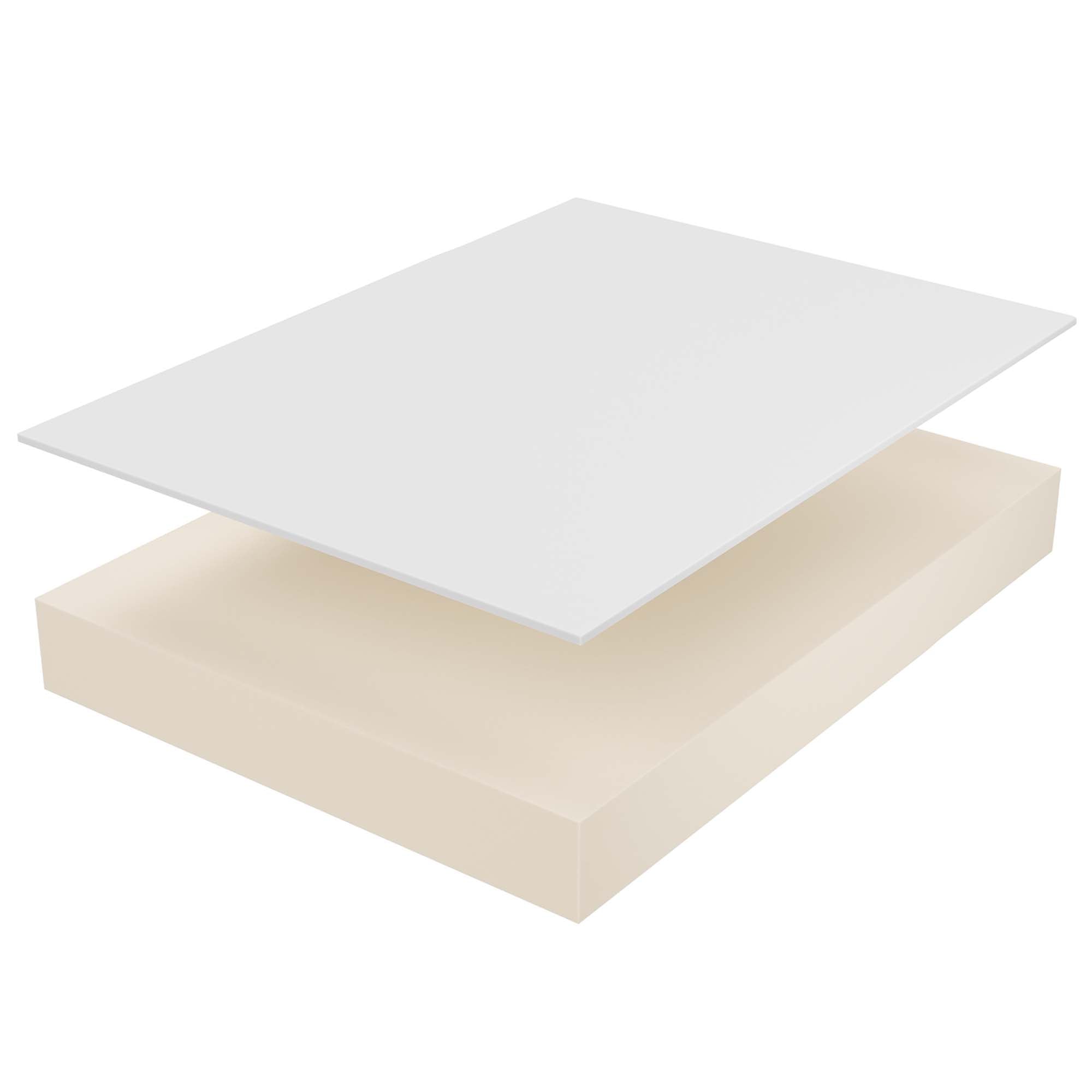 Mila 12" Full Mattress - White