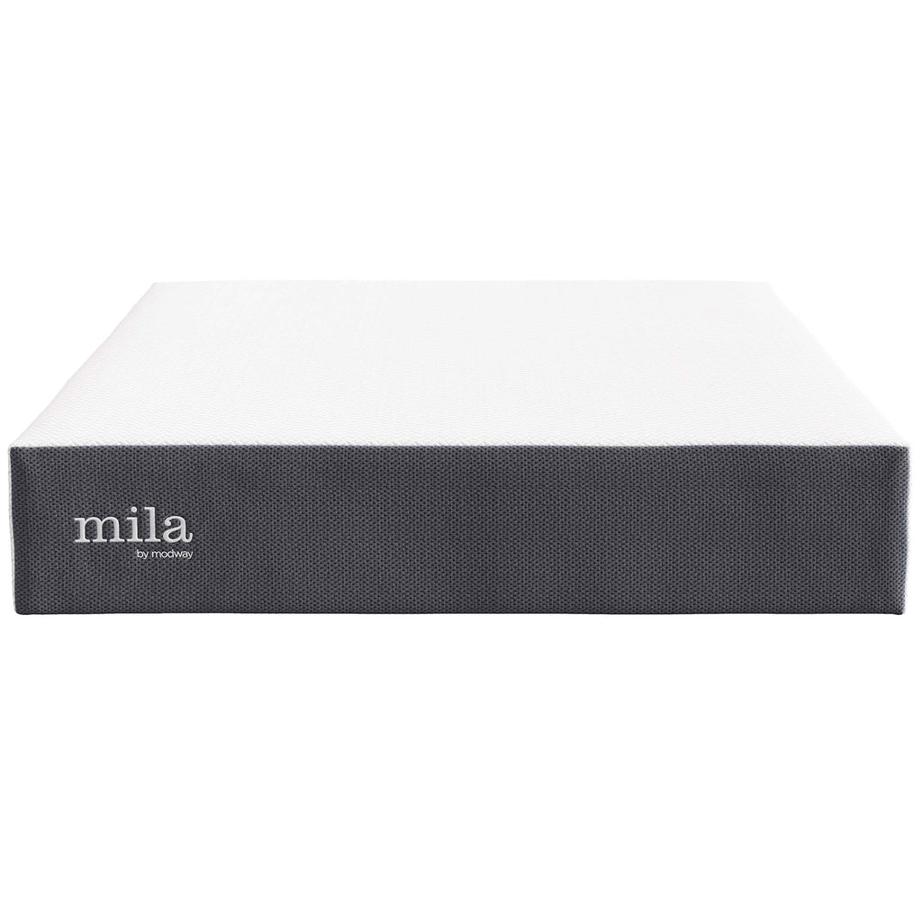 Mila 12" Queen Mattress - White