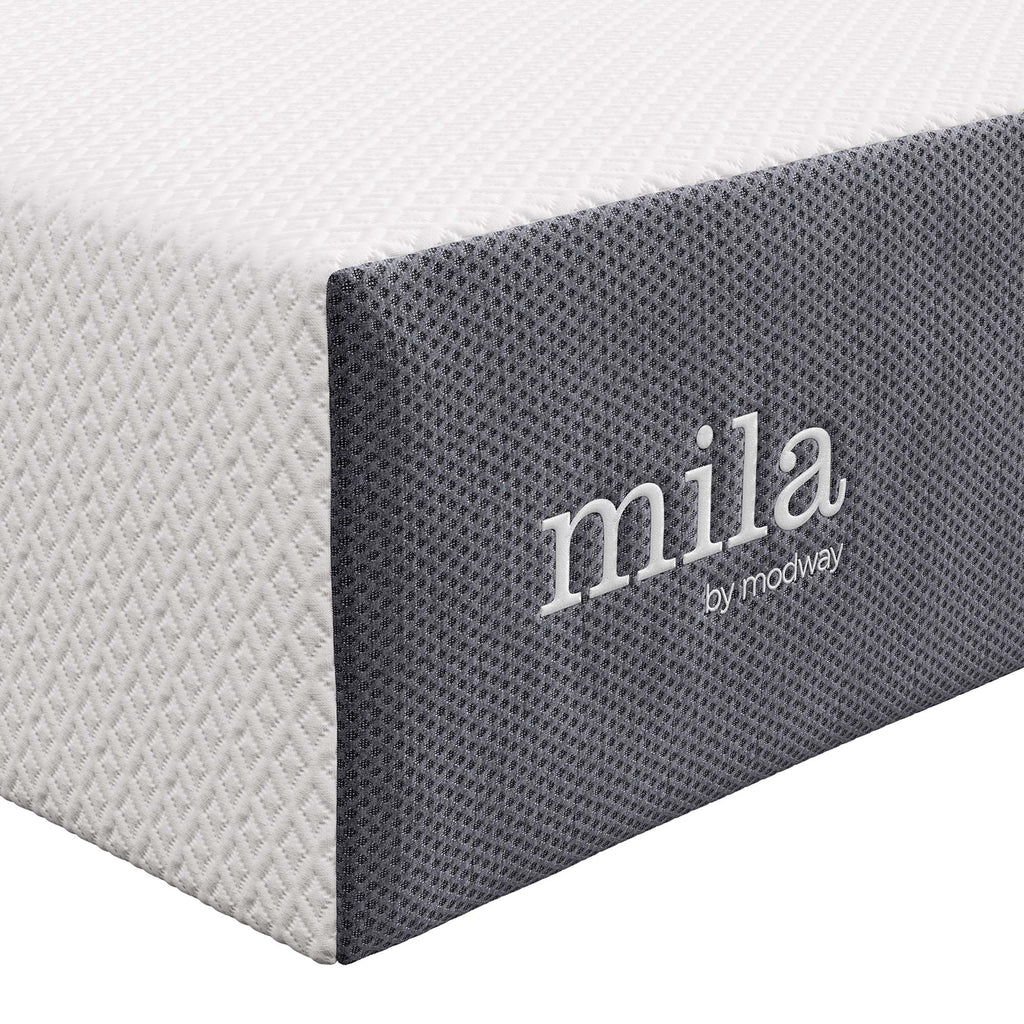 Mila 12" Queen Mattress - White