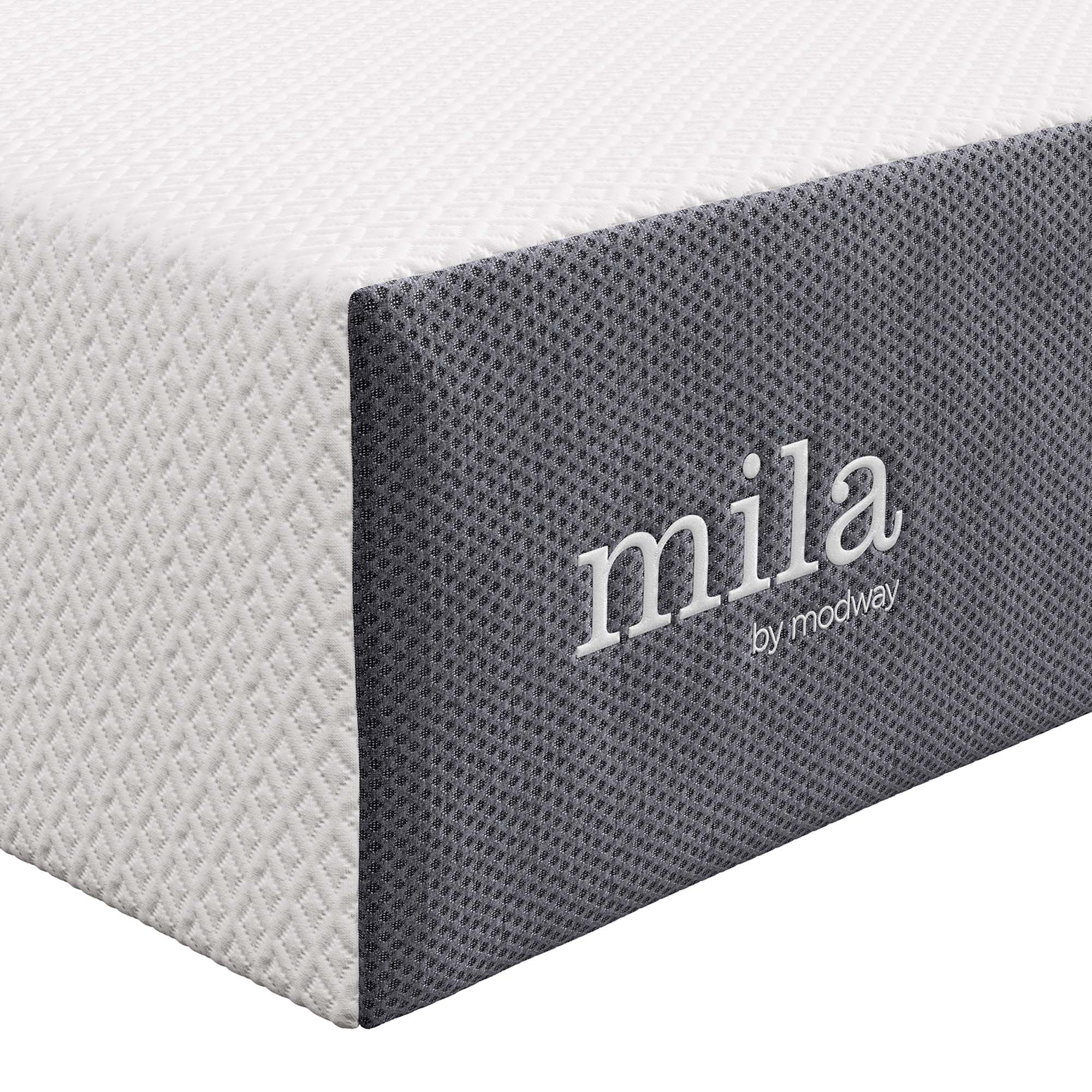 Mila 12" Queen Mattress - White