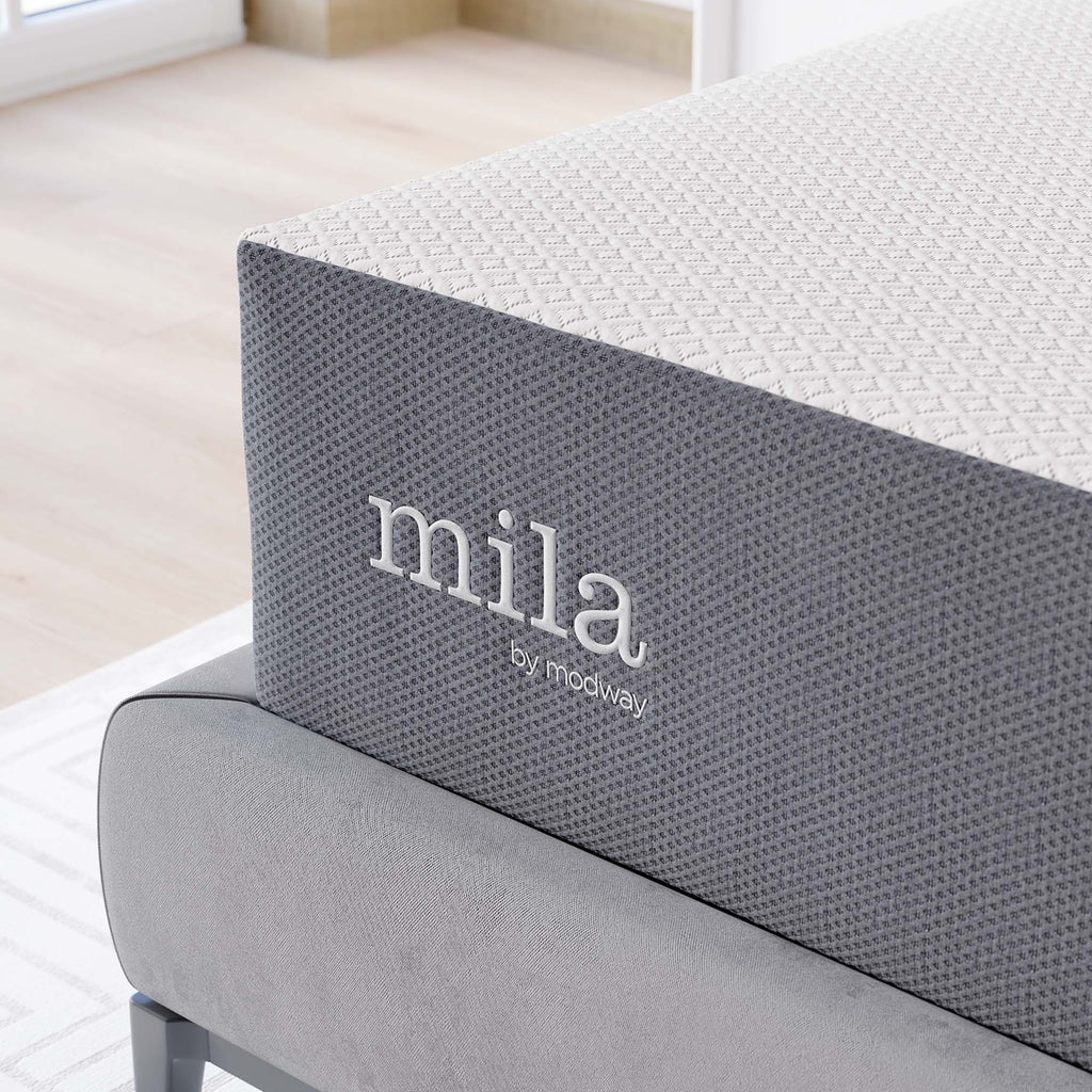 Mila 12" King Mattress - White