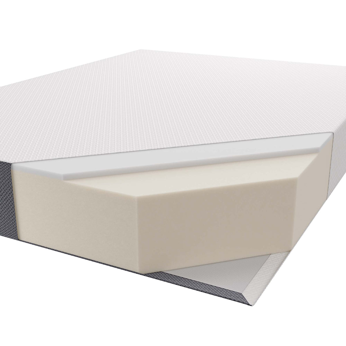 Mila 12" King Mattress - White