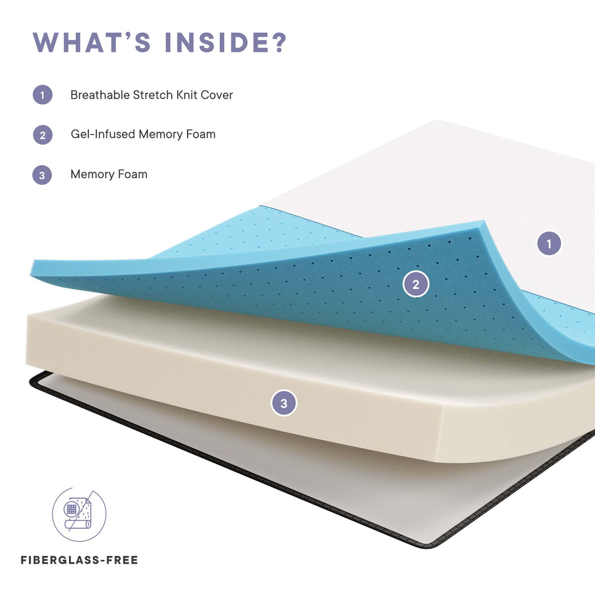 Aveline 8" Twin XL Mattress - White
