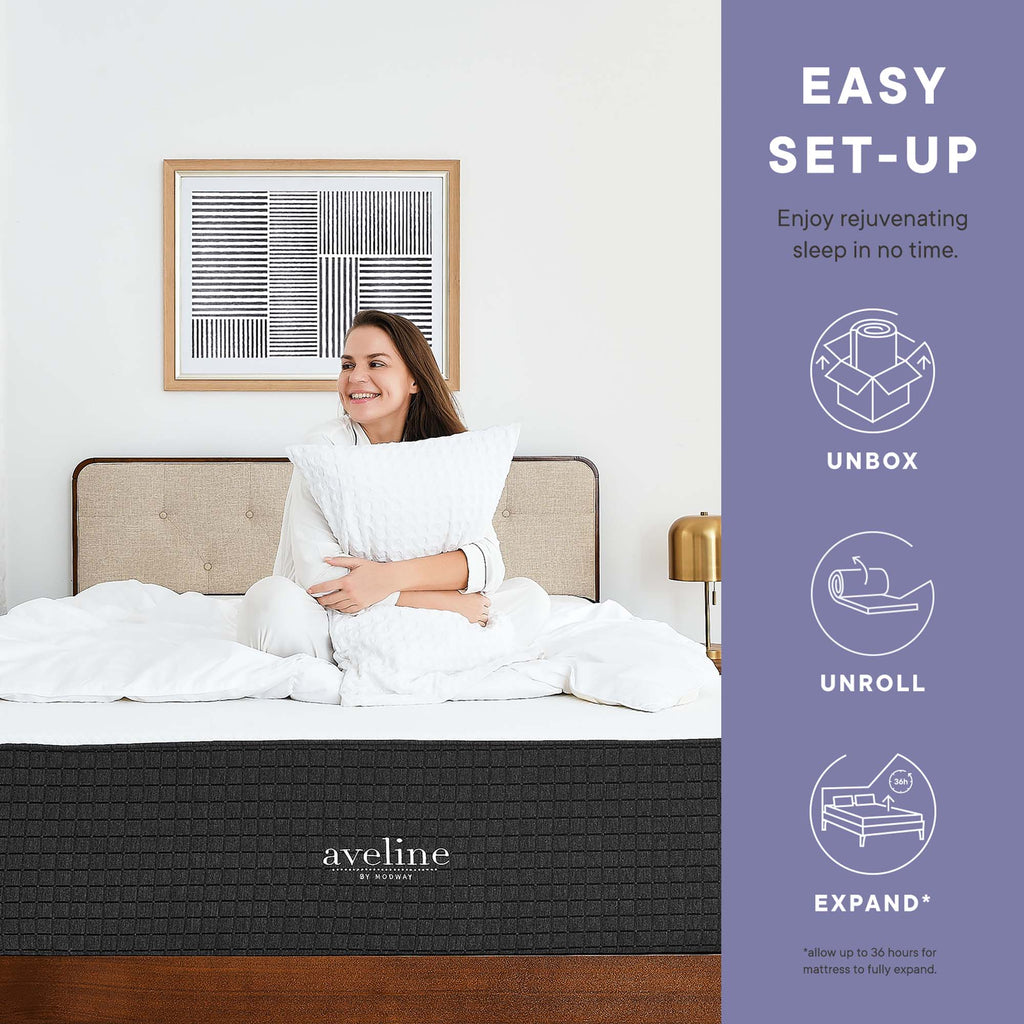 Aveline 12" California King Mattress - White