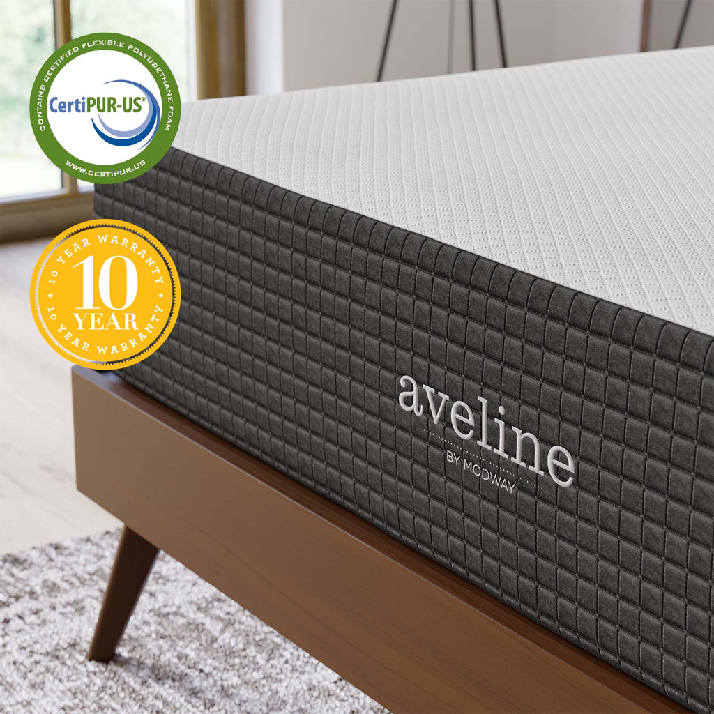 Aveline 12" California King Mattress - White