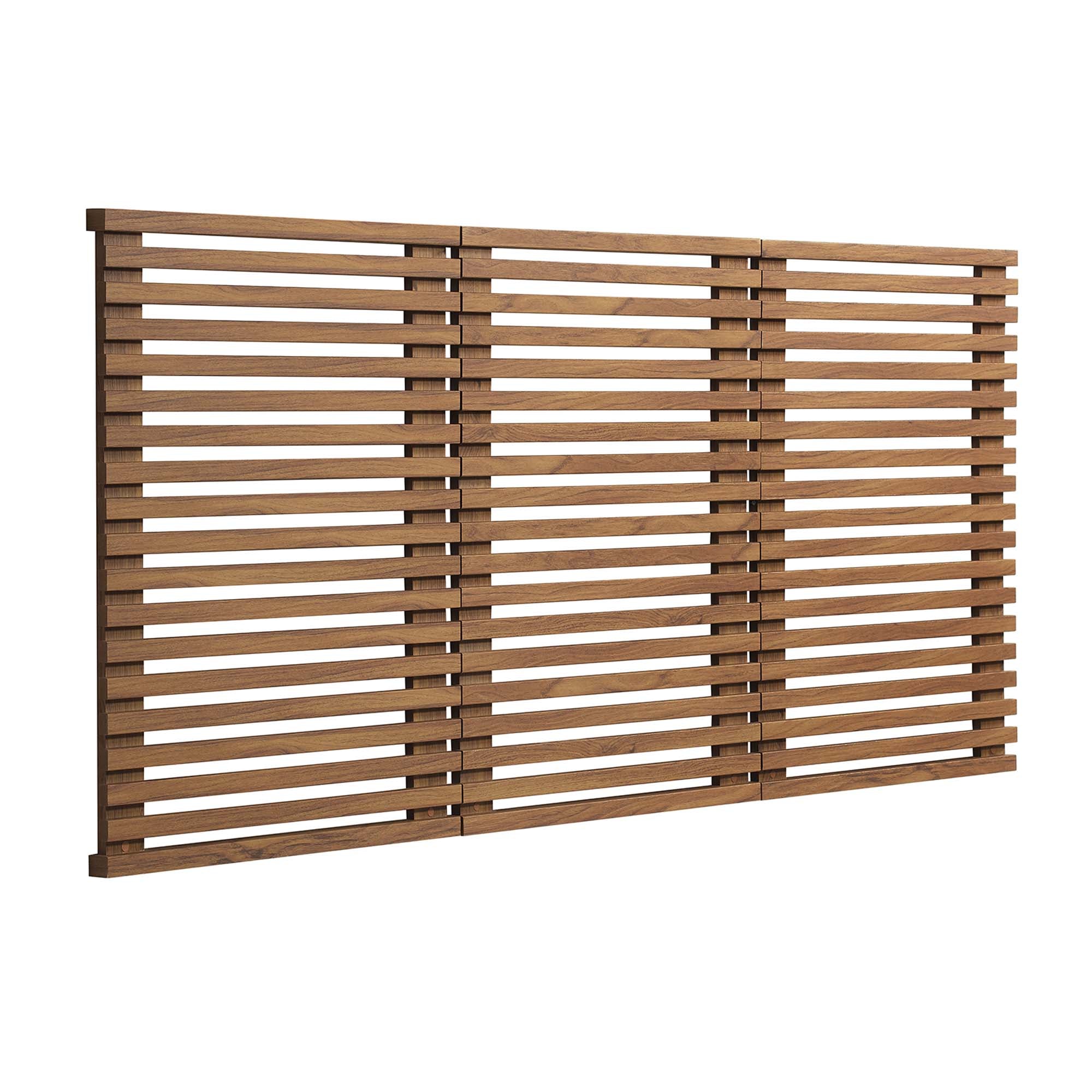 Render Wall Mount Queen Headboard - Walnut