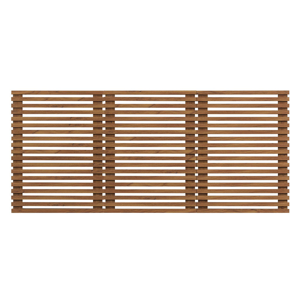Render Wall Mount Queen Headboard - Walnut