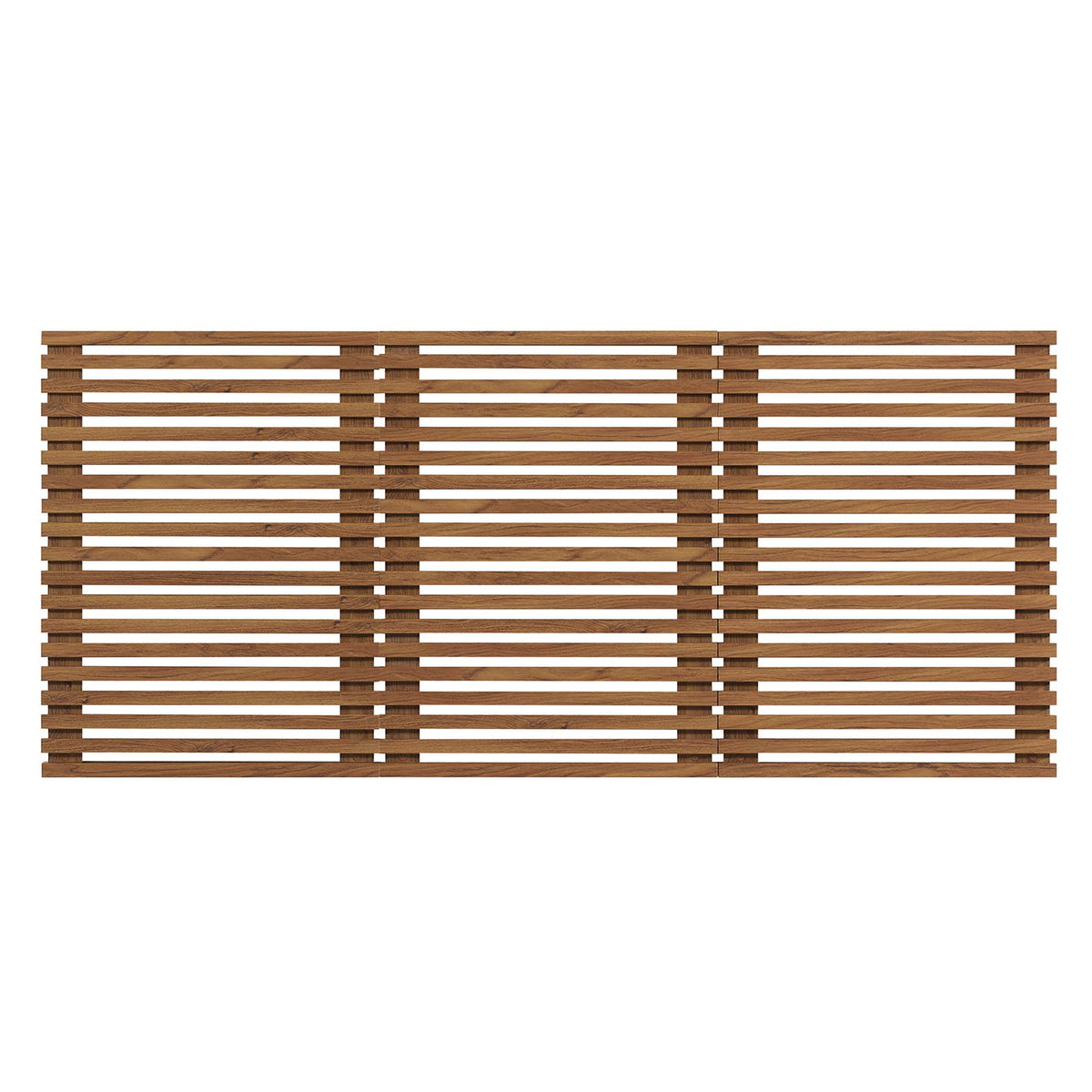 Render Wall Mount Queen Headboard - Walnut