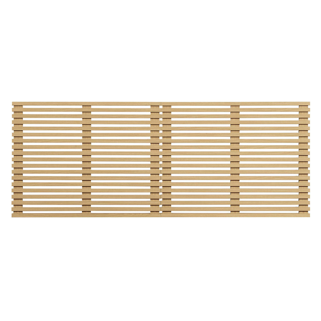 Render Wall Mount King Headboard - Oak
