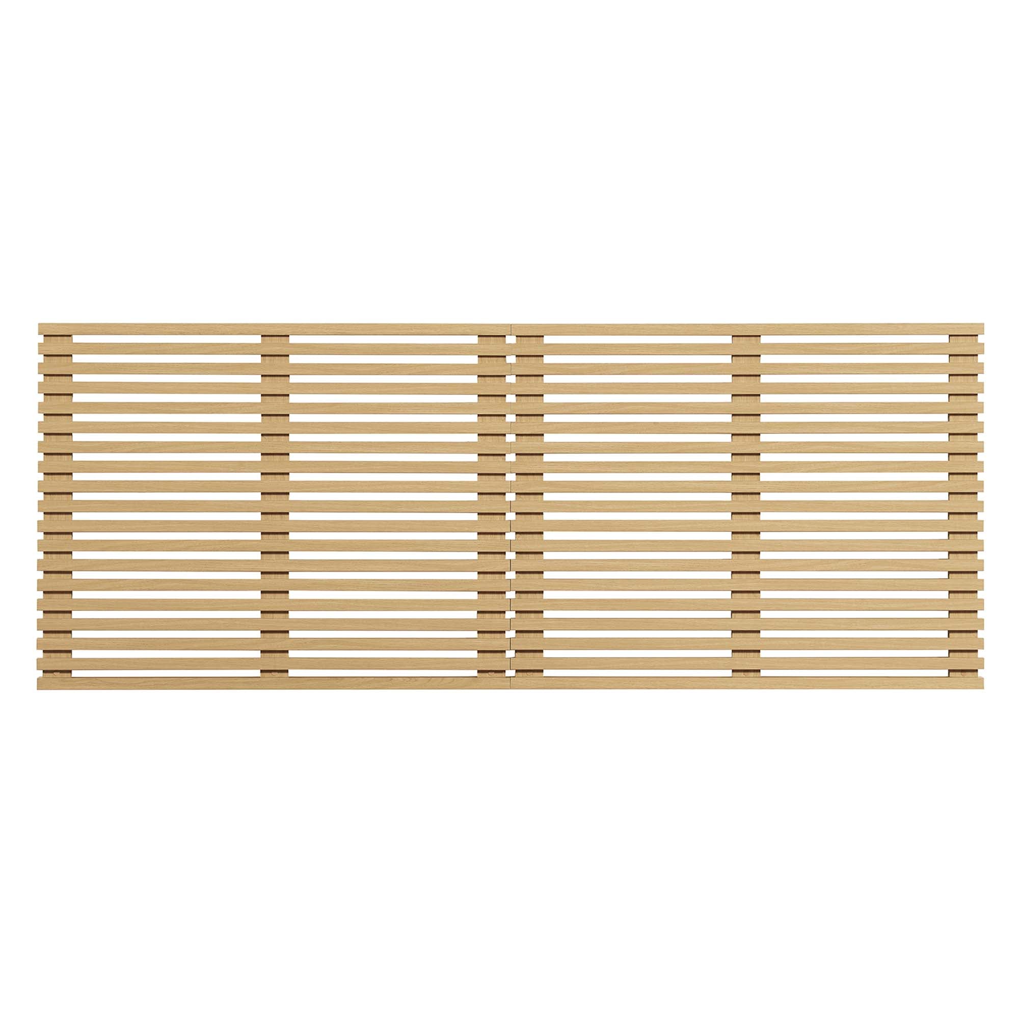 Render Wall Mount King Headboard - Oak