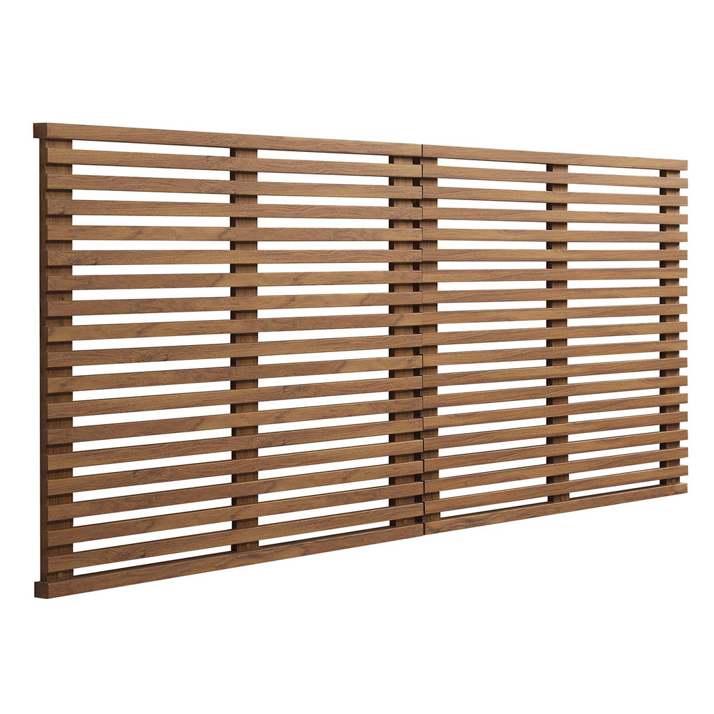 Render Wall Mount King Headboard - Walnut