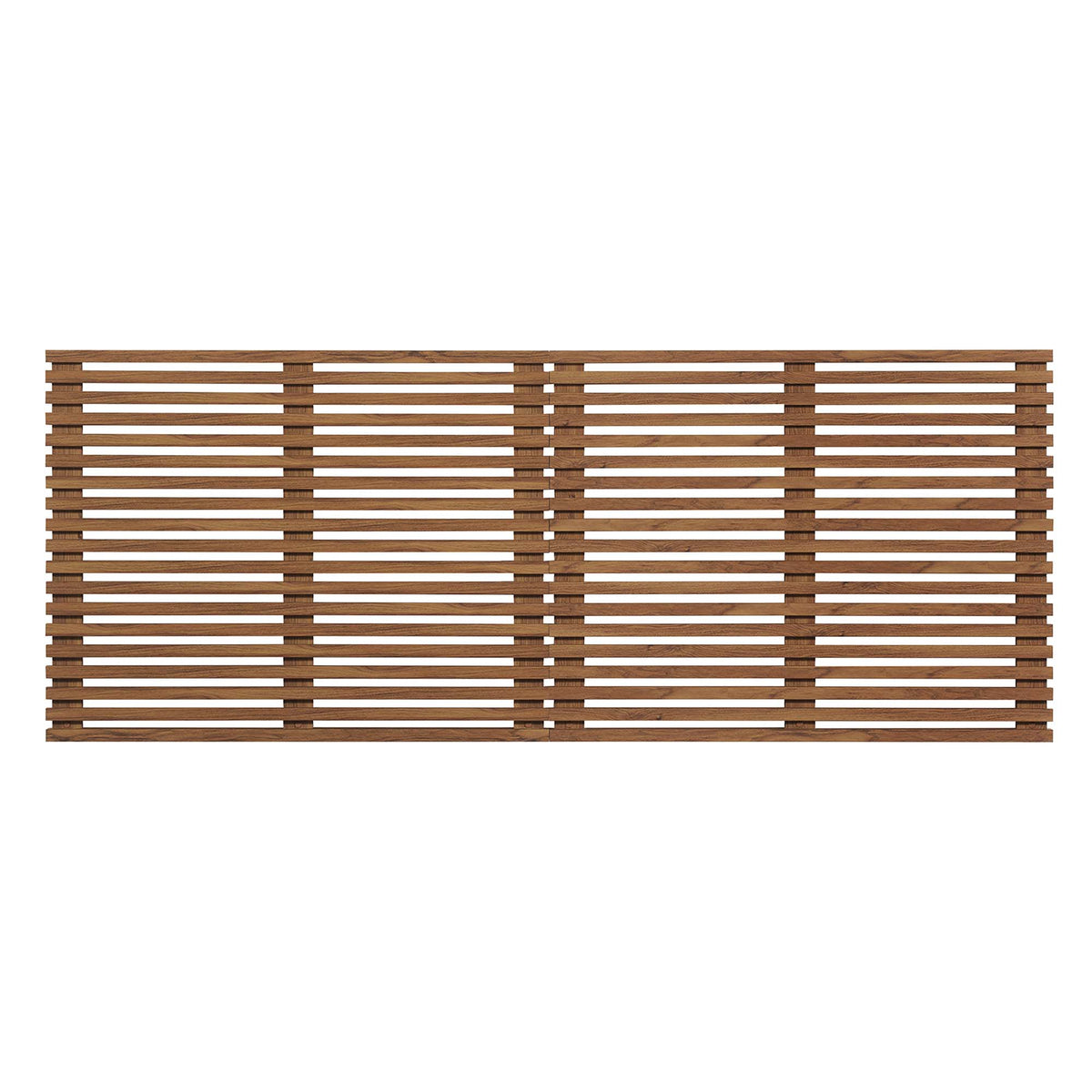 Render Wall Mount King Headboard - Walnut