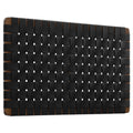 Sparta Weave Wall-Mount Vegan Leather Headboard - Walnut Black — Walnut Black Twin