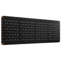 Sparta Weave Wall-Mount Vegan Leather King Headboard - Walnut Black