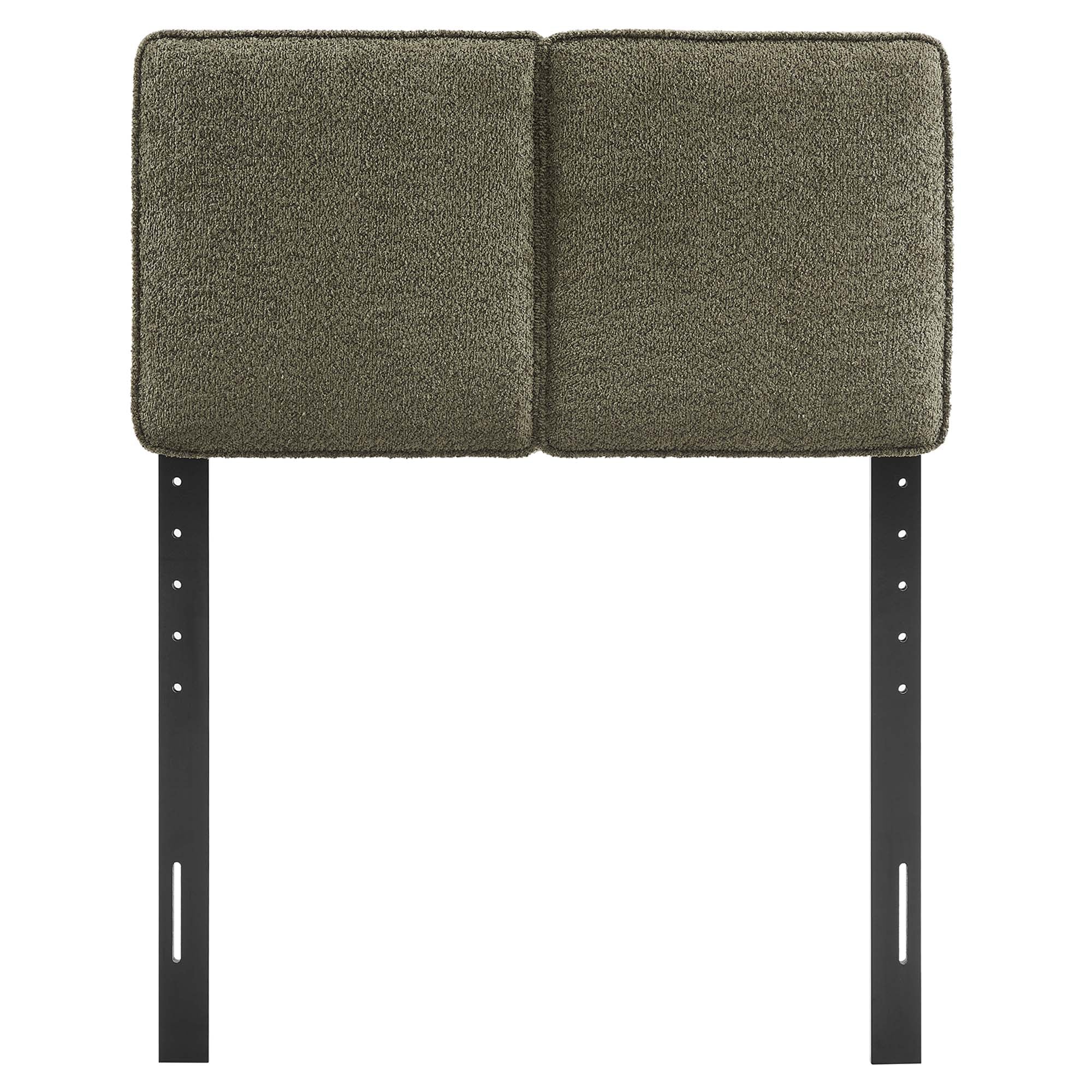 Lindee Boucle Fabric Twin Headboard - Sage