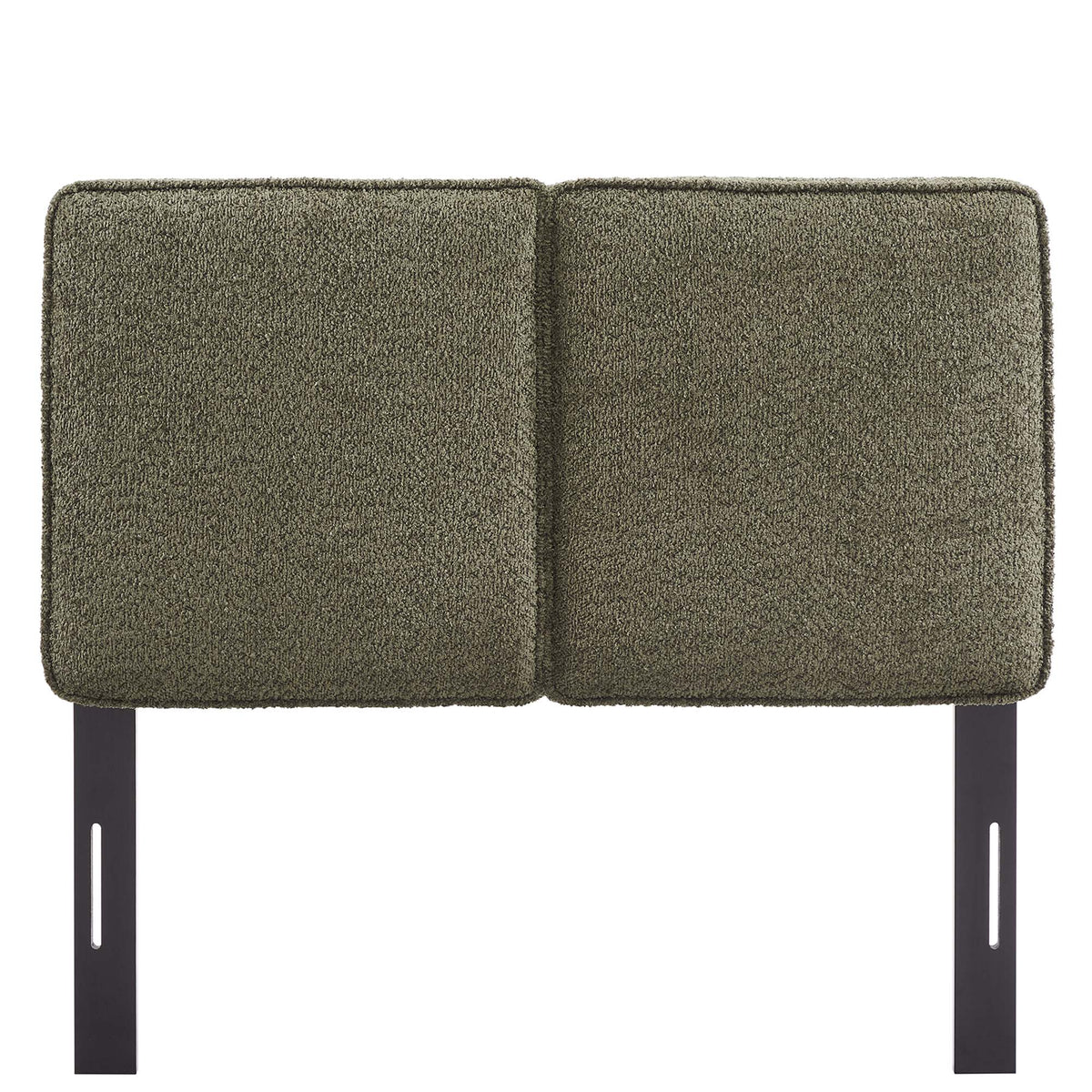 Lindee Boucle Fabric Twin Headboard - Sage