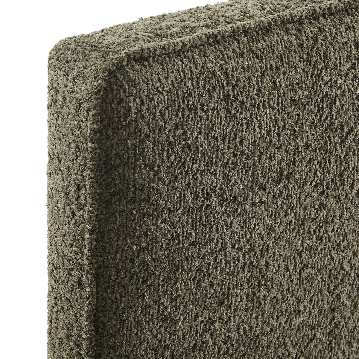 Lindee Boucle Fabric Full Headboard - Sage
