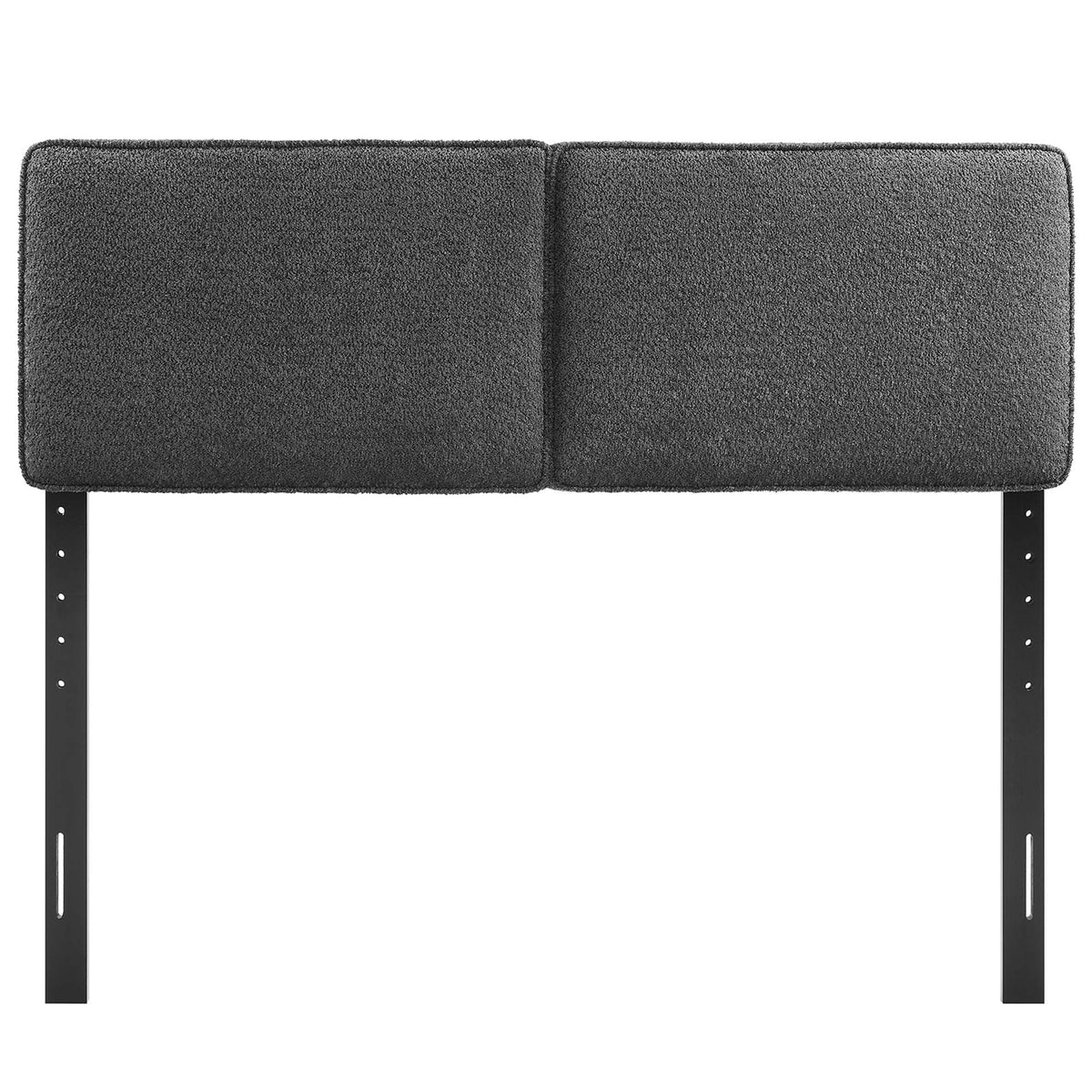Lindee Boucle Fabric Full Headboard - Slate