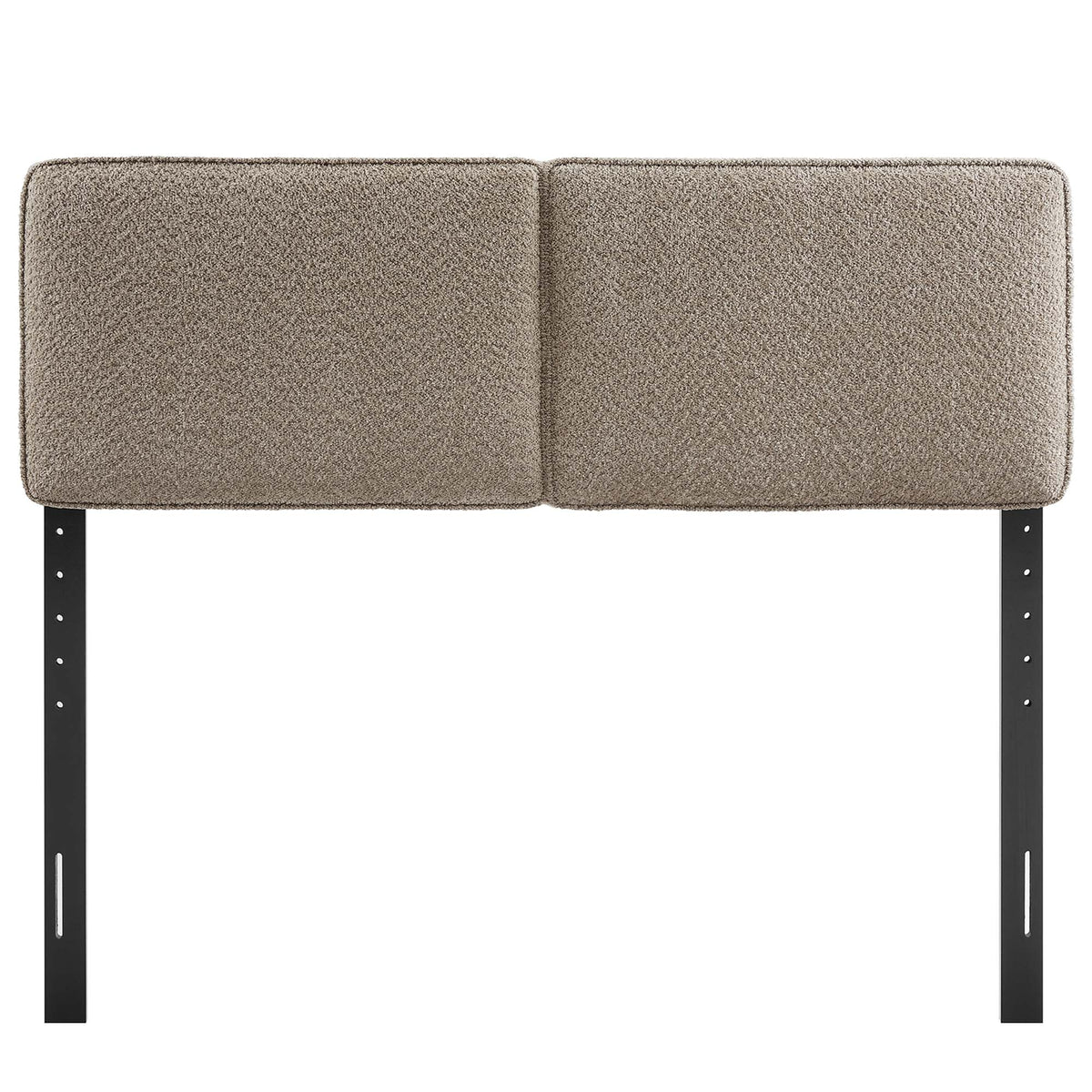 Lindee Boucle Fabric Queen Headboard - Oatmeal