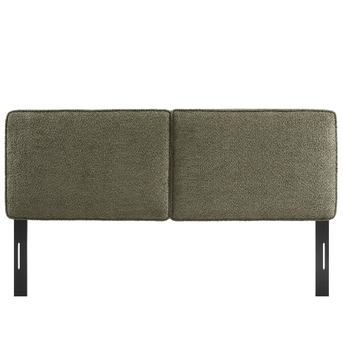 Lindee Boucle Fabric Queen Headboard - Sage
