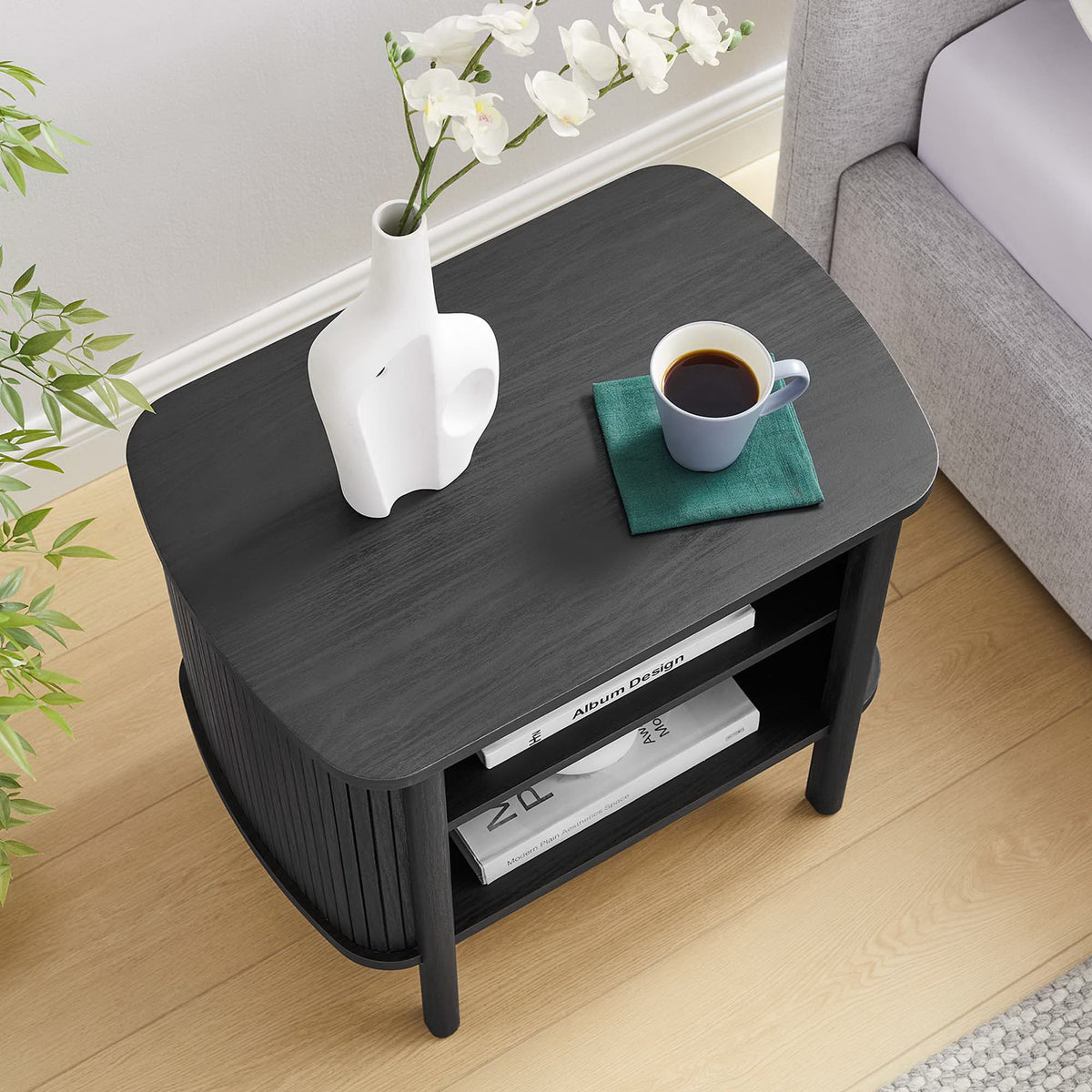 Cadence Open Nightstand - Black
