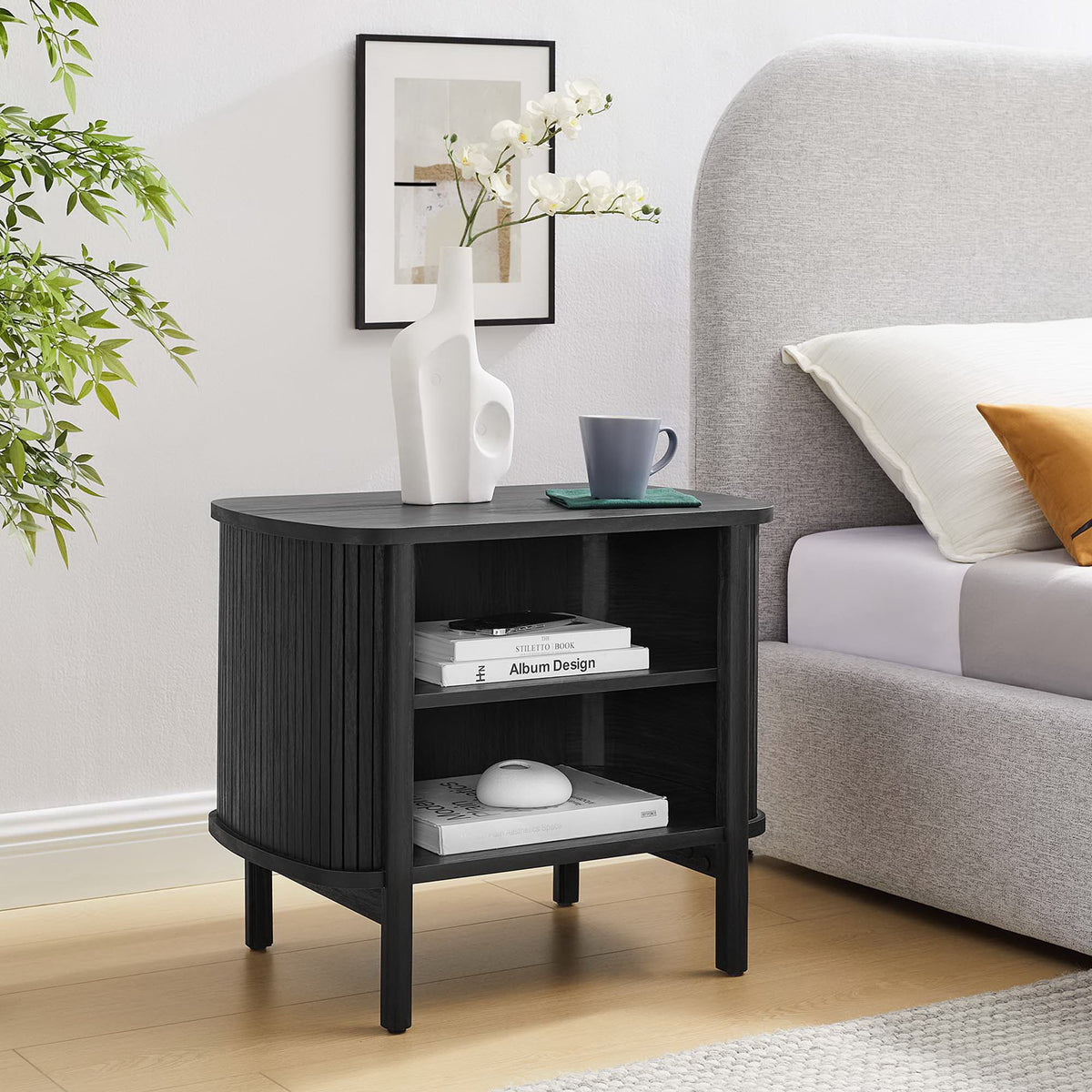 Cadence Open Nightstand - Black