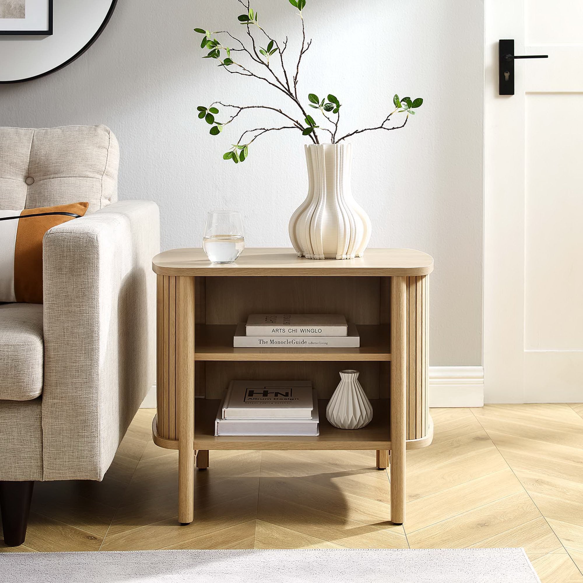 Cadence Open Nightstand - Oak