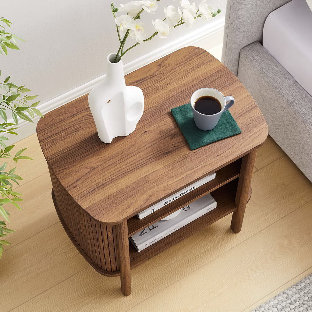 Cadence Open Nightstand - Walnut
