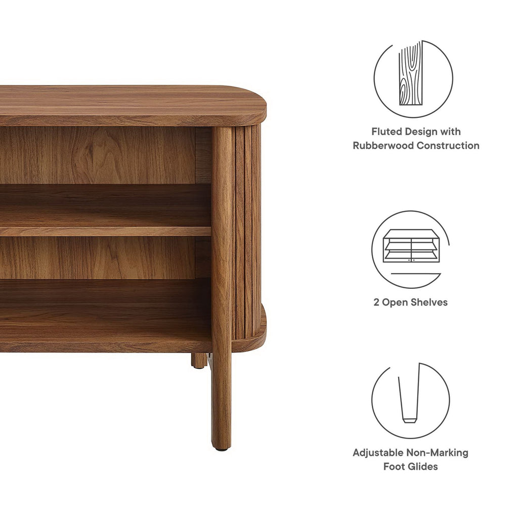 Cadence Open Nightstand - Walnut