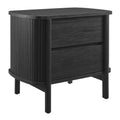 Cadence 2-Drawer Nightstand - Black