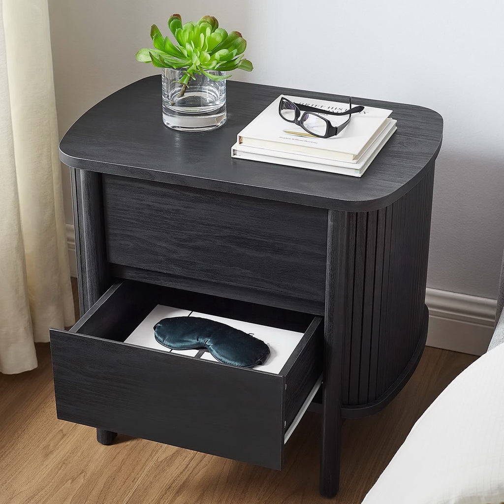 Cadence 2-Drawer Nightstand - Black