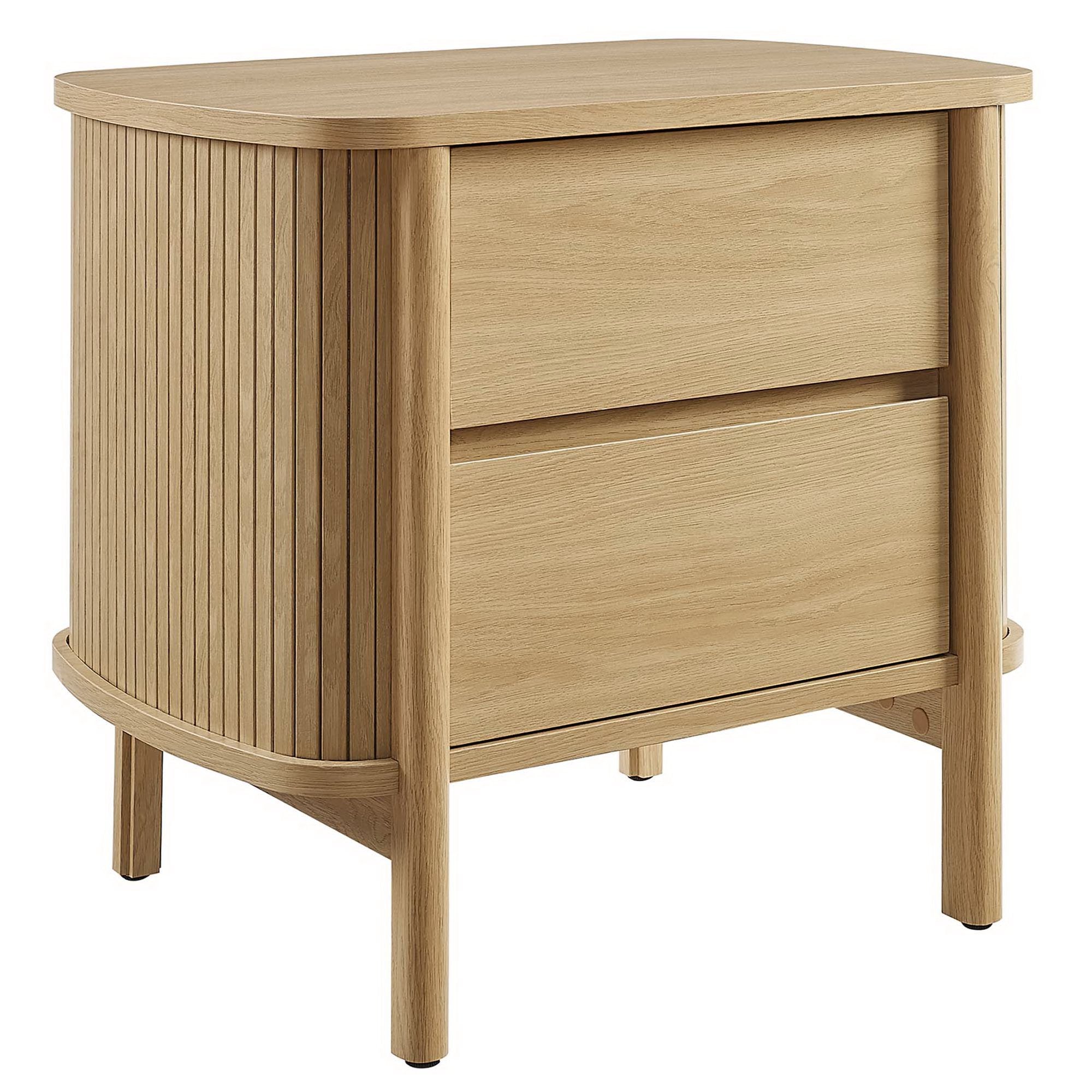 Cadence 2-Drawer Nightstand - Oak