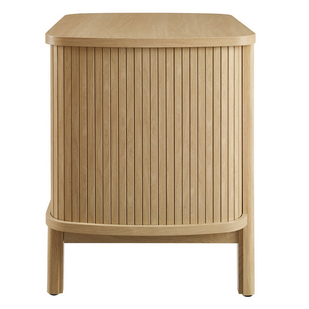 Cadence 2-Drawer Nightstand - Oak